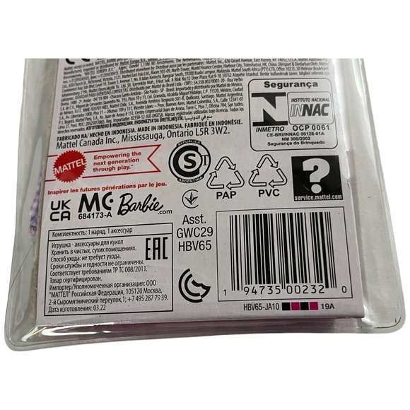 Barbie Fashion Pack Career Musician Lavender Flower Dress & Guitar - Picture 7 of 7